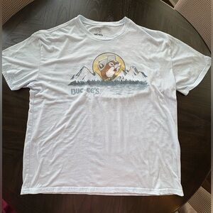 Buc-ee’s 3XL Graphic Tee Double Sided Beaver Shirt White